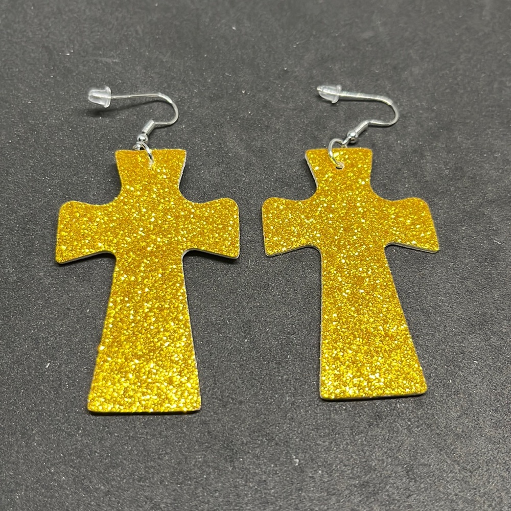 Earrings Christian‎ cross